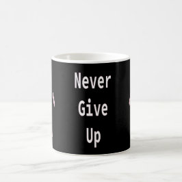 De Café Nunca desista da caneca