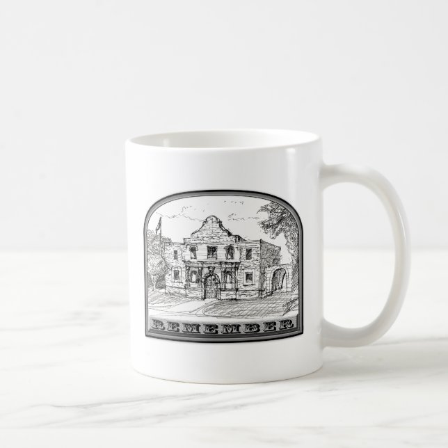 De Café O Alamo: Caneca - recorde (Direita)