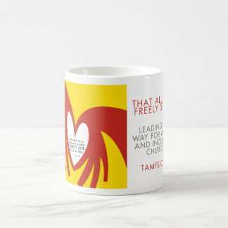 De Café O amor molda para fora a caneca do medo