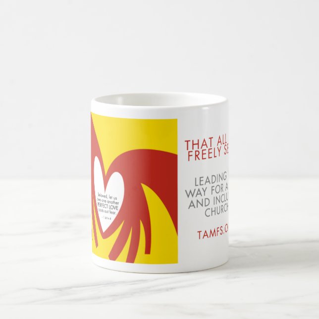 De Café O amor molda para fora a caneca do medo (Centro)