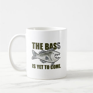 De Café O Bass Ainda Vem Pescar Caneca