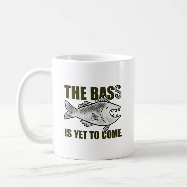 De Café O Bass Ainda Vem Pescar Caneca (Esquerda)
