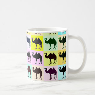 De Café O camelo bactriano vai caneca do pop