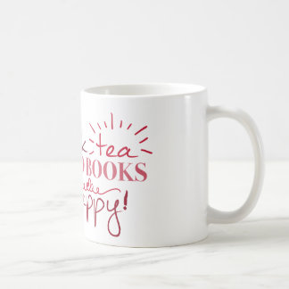 De Café O chá da bebida, leu livros, seja caneca feliz