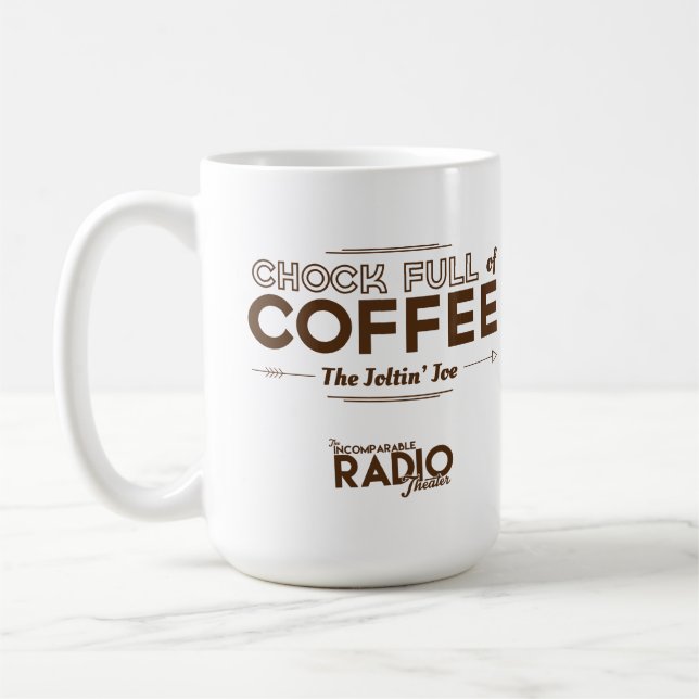 De Café O cheio do calço da caneca feita sob medida (Esquerda)