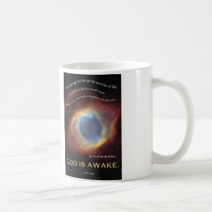 De Café O deus é caneca acordada