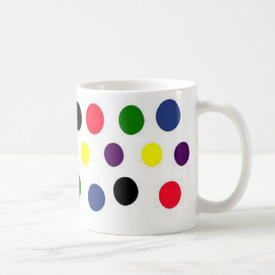 De Café O divertimento pontilha a caneca