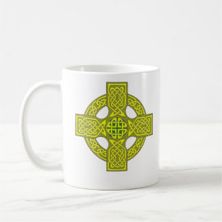 De Café O dobro tomou partido caneca da cruz celta,