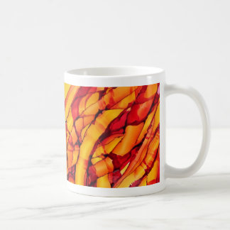 De Café O é para a caneca alaranjada da arte do alfabeto