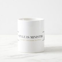 O estilo é caneca do ministério