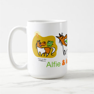 De Café O estrume acontece caneca do cavalo dos desenhos