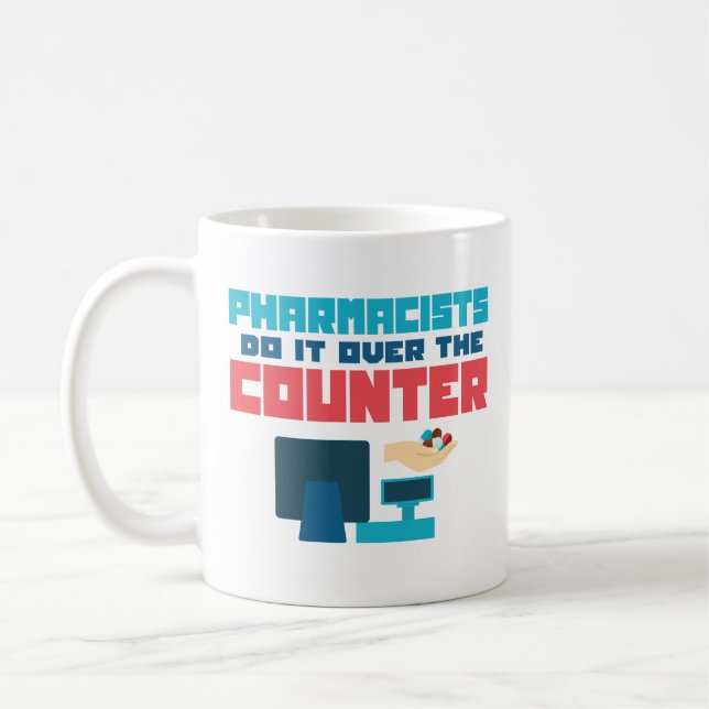 De Café O farmacêutico fá-lo sobre a caneca contrária do (Esquerda)