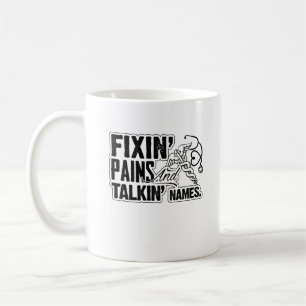 De Café O fisioterapeuta Fixin causa dor à caneca