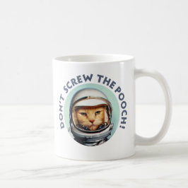 De Café O gato do espaço "não parafusa caneca do cão"