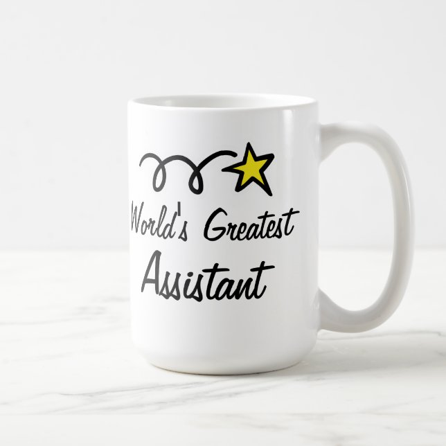 De Café O grande assistente do mundo - presente da caneca (Direita)