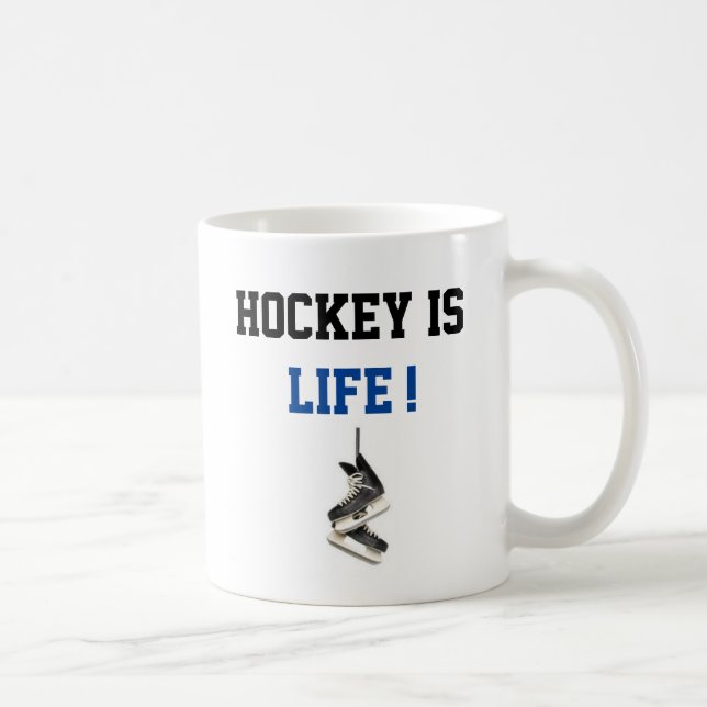 De Café O hóquei customizável é a caneca 2 da vida (Direita)