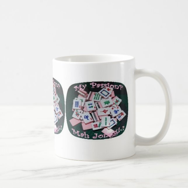 De Café O jongg do Mah é minha caneca da paixão (Direita)