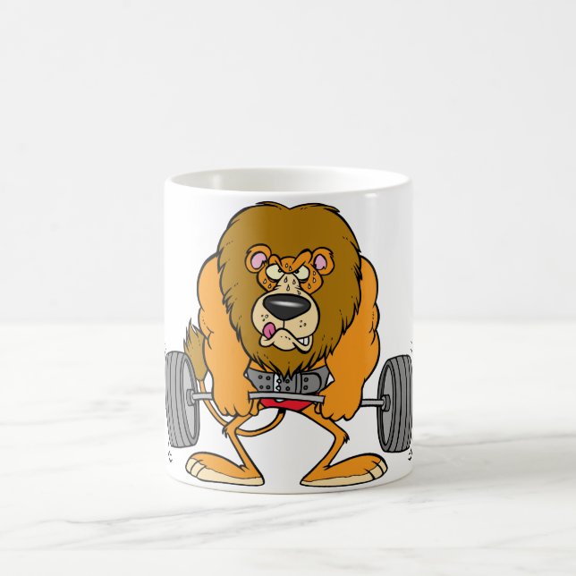 De Café O leão Lifing torna mais pesada a caneca (Centro)