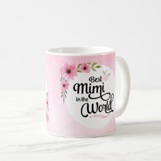 De Café O melhor Mimi na caneca da flor do mundo