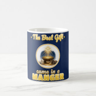 De Café O Melhor Presente Veio Em Um Presépio na Caneca