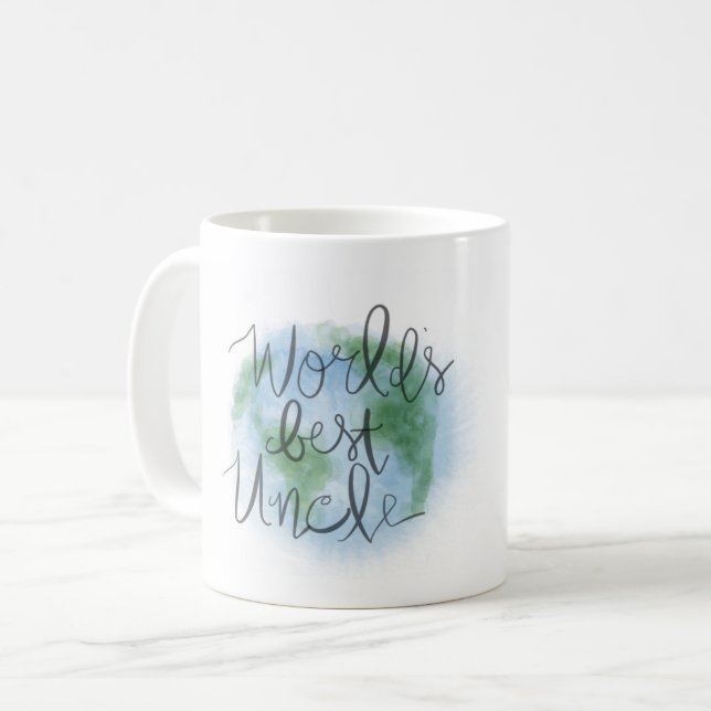 De Café O melhor tio Caneca do mundo (Frente Esquerda)
