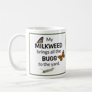 De Café O Milkweed traz insetos à caneca da borboleta da