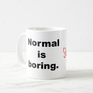 De Café O Normal é caneca aborrecida