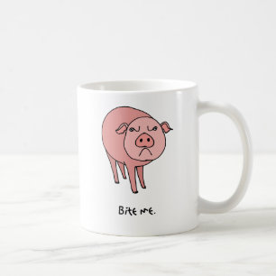 De Café O porco morde-me caneca