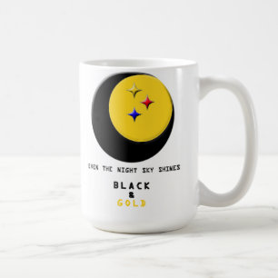 De Café O preto e o ouro estão mesmo na caneca do céu