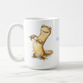 De Café "O que é newt?" Caneca da salamandra