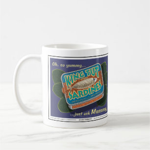 De Café O rei Tut Sardinha Caneca