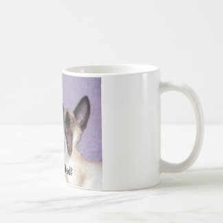De Café O riso Siamese "quem Fluffed" a caneca
