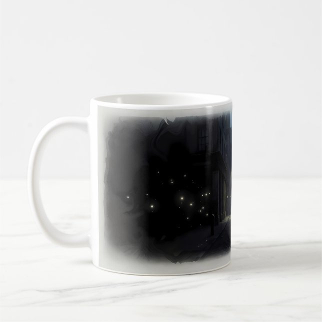 De Café O Som do Silêncio — Caneca Noite da Cidade Escura (Esquerda)