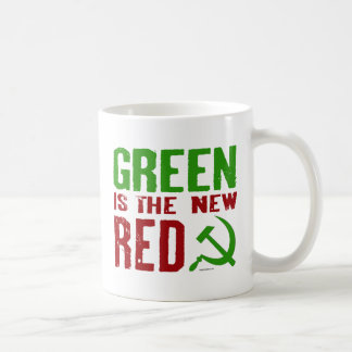 De Café O verde é a caneca vermelha nova