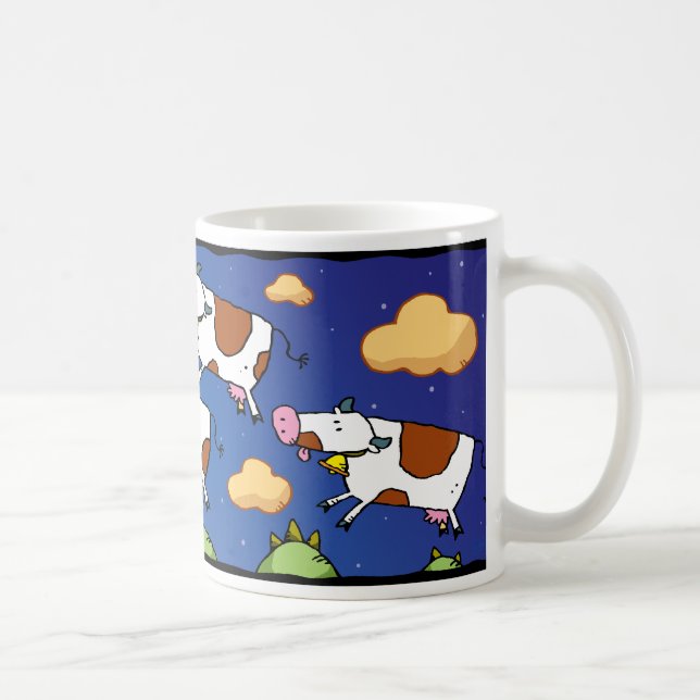 De Café O vôo dos desenhos animados acobarda a caneca (Direita)