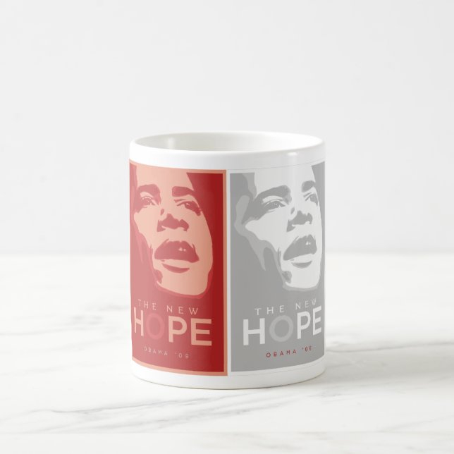 De Café Obama "a caneca da esperança nova" - (Centro)
