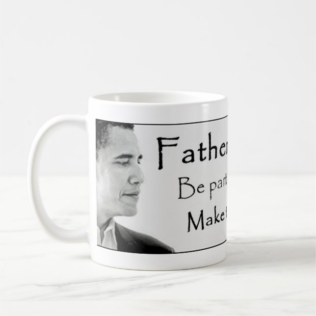 De Café Obama gena a grande caneca (Esquerda)