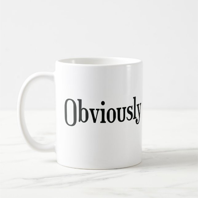 De Café Obviamente caneca (Esquerda)