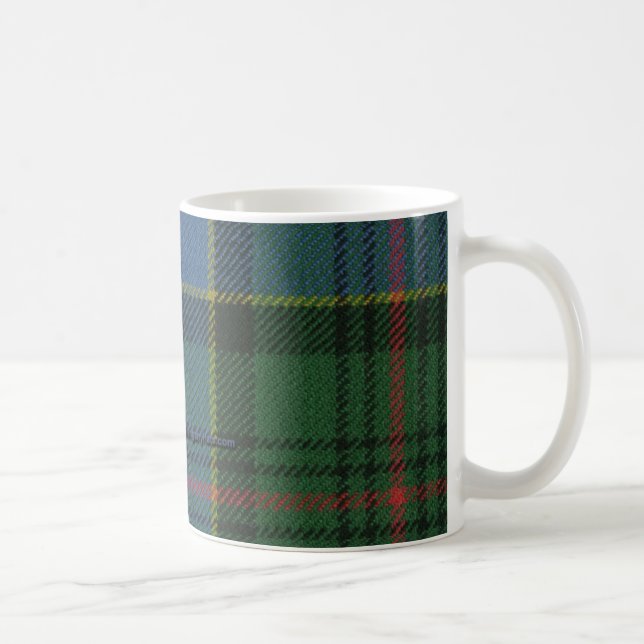 De Café Ogilvie que caça a caneca antiga do Tartan (Direita)
