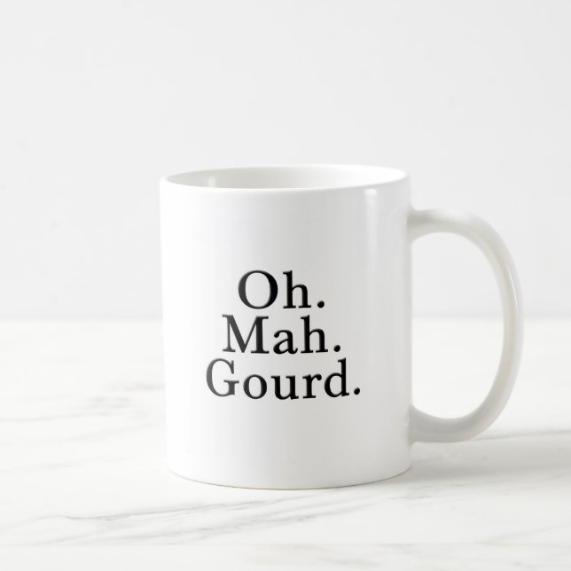 De Café Oh caneca da cabaça do Mah (Direita)