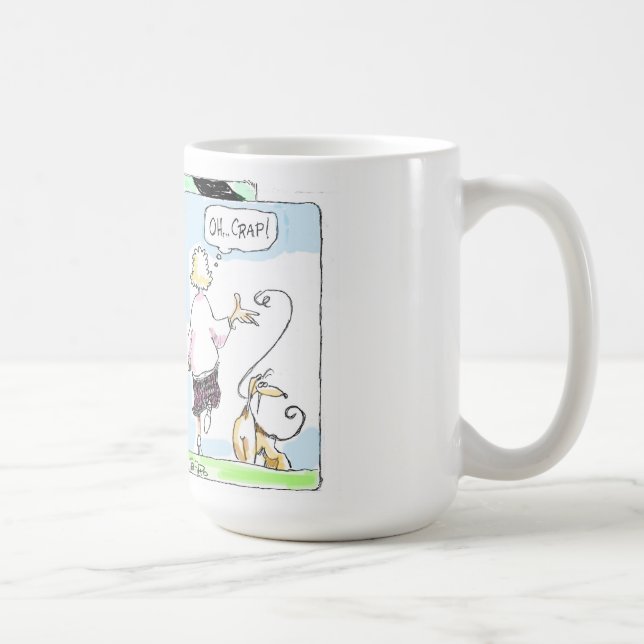 De Café Oh caneca do EXCREMENTO (Direita)