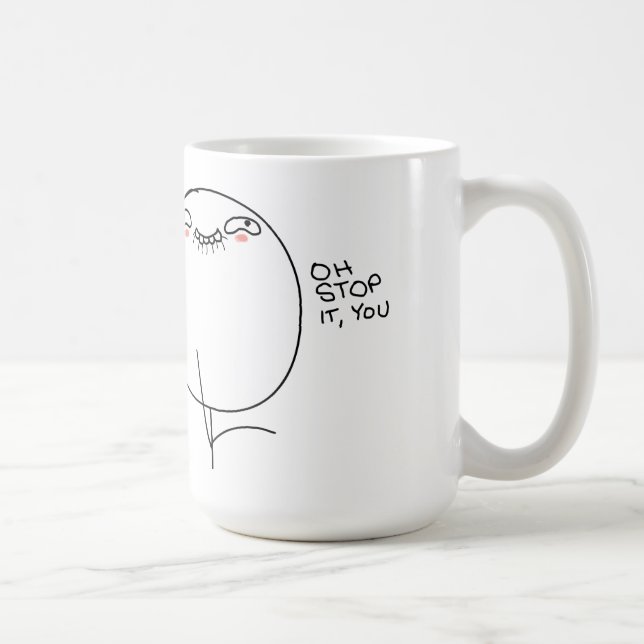 De Café Oh parada ele, você - caneca (Direita)