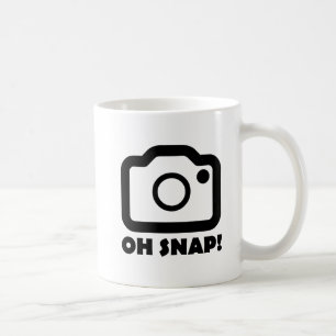 De Café Oh Snap Caneca Divertida