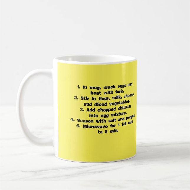 De Café Omeleta em uma caneca (Esquerda)