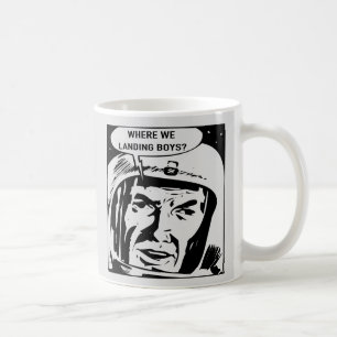 De Café Onde pousamos garotos? Caneca