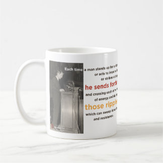 De Café "Ondinha da esperança" Robert F. Kennedy Caneca