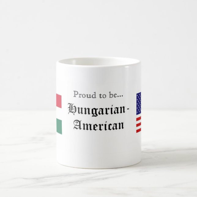 De Café Orgulhoso ser… caneca Húngaro-Americana (Centro)