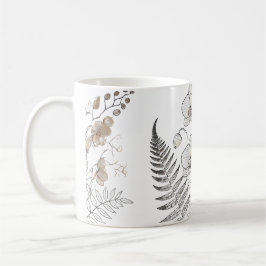 De Café Orquídeas Elegantes e caneca Fern