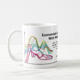 De Café Os economistas fazem-no com a caneca básica dos