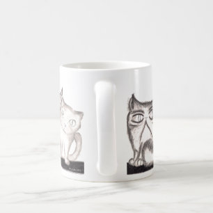 De Café Os gatos - estranhos e Untrustworthy - caneca